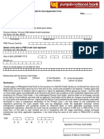 PNB AddonCard Form-1 PDF