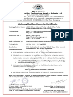 STQC Web Application Security Certificate PDF