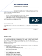 Guide in Writing Learning Journal PDF