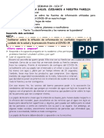 Secuencia de La Actividad Miercoles 16 de Setiembre