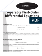 Separable First-Order Differential Equations
