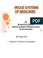 Chap 1 Various Systems of Medicines