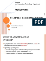 Operating Systems Year:: Chapter 1: Introduction