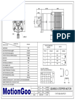 Motiongoo Geared Stepper Motor Drawing-17HT19S4168-PG71