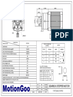 Motiongoo Geared Stepper Motor Drawing-17HT24S4210-PG5