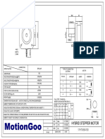 Motiongoo Stepper Motor Drawing-17HT08S4100