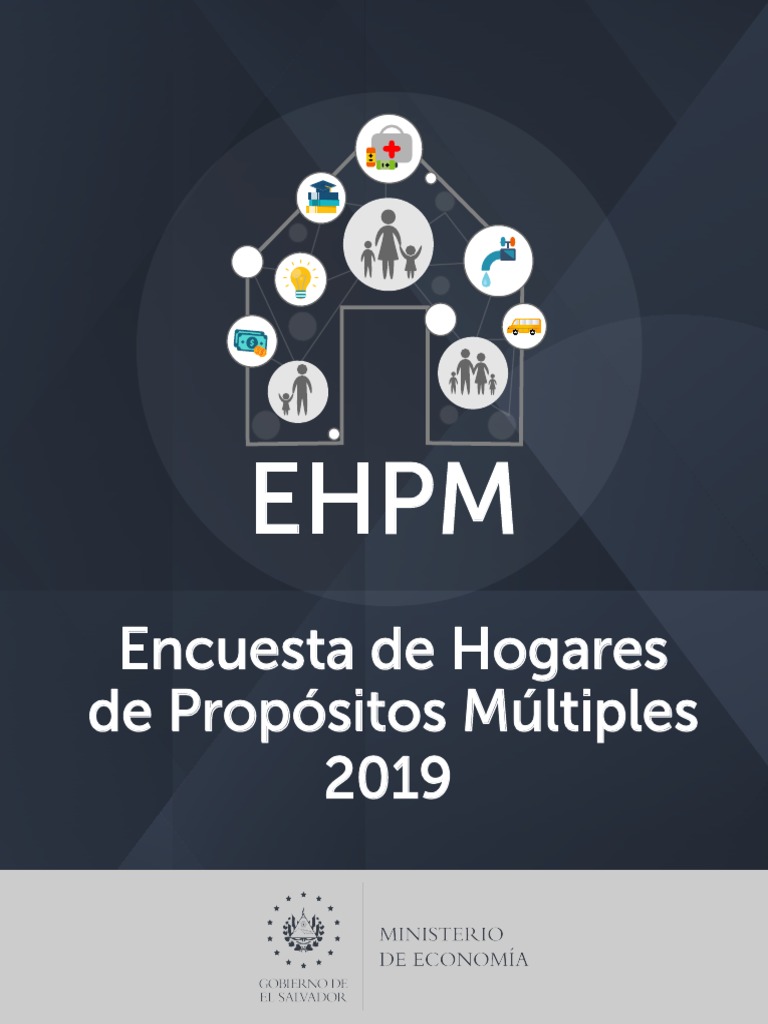 Encuesta de Hogares 2019 - EHPM El Salvador | PDF | Población mundial ...