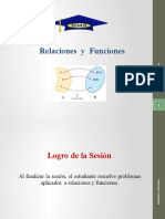 Relaciones y funciones: par ordenado, producto cartesiano, dominio y rango