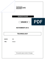 Tech GR9 Nov2012 Eng QP PDF