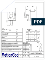 Motiongoo Stepper Motor Drawing-17HT19S4200C1