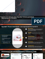 Opunika Repurposing For Covid-19-The Scientific Basis