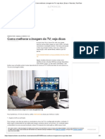 Como Melhorar A Imagem Da TV Veja Dicas - Dicas e Tutoriais - TechTudo