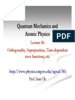 Quantum Mechanics and Quantum Mechanics and Atomic Physics Atomic Physics