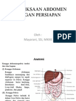 Pemeriksaan Abdomen Dengan Persiapan