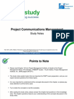 Project Communications Management: Study Notes
