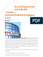Struktur Organisasi Rumah Sakit Tipe C