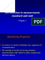 Introduction To Measurement, Standard and Unit