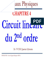 Signaux Physiques - Chapitre 4-Circuits Lineaires Du Second Ordre PDF