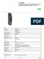Product Datasheet: Circuit Breaker Compact NSX100M AC/DC, 40 Ka at 240 VAC, TMD Trip Unit 100 A, 1 Pole 1d