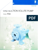 Fsa - Ebara End Suction Volute Pump