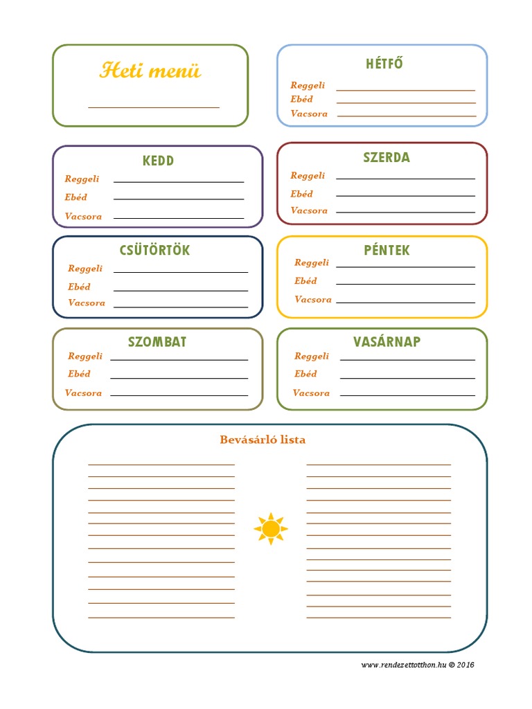 Heti Menu PDF | PDF
