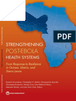 Strengthening Post Ebola Health Systems From Response To Resilience in Guinea Liberia and Sierra Leone