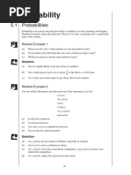 5 Probability: 5.1 Probabilities