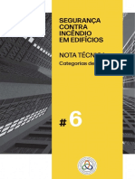 Fatores de risco para classificação de categorias em utilizações-tipo de edifícios