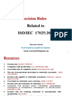 Decision Rules: Related To ISO/IEC 17025:2017