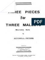 Three Pieces For Three Mallets Mitchell Peters PDF