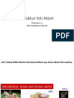 Struktur Inti Atom: Pertemuan 1-2 MK Pendahuluan Fisika Inti