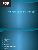 The Pre-Spanish Period