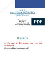 Unit I Building A Network - Requirements: Presentation By: Kaythry P. Assistant Professor, ECE SSN College of Engineering