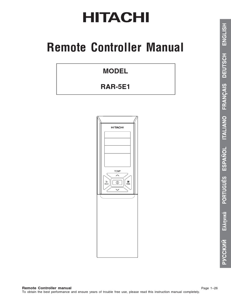 Remote Controller User Manual | PDF | Air Conditioning | Remote Control