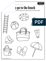 Summer Sorting Activity PDF