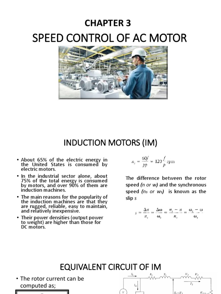 Induction Motor Speed Control Guide | PDF | Electric Motor ...