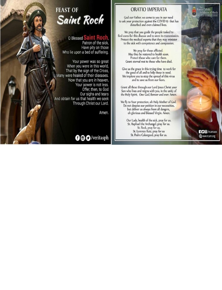 saint Roch prayer