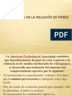 La Violencia en La Relación de Pares