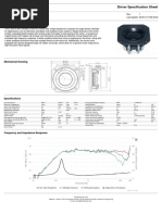 Driver Specification Sheet: Product Description