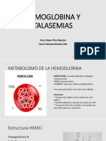 Hemoglobina y Talasemias