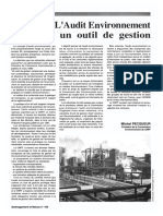 L'Audit Environnement Un Outil de Gestion: Michel PECQUEUR