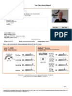 Test Taker Score Report: July 01, 2020 Test Date Scores Scores