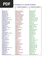 Bac TXTBK Vocab