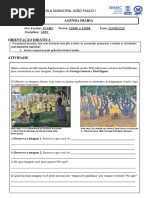 Arte Atividade Pontilhismo 5º Ano | PDF