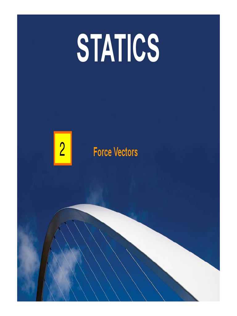 StaticsC02 - Force Vectors | PDF | Euclidean Vector | Cartesian ...