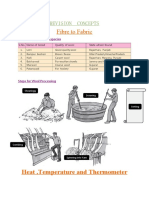 Fibre To Fabric: Heat, Temperature and Thermometer