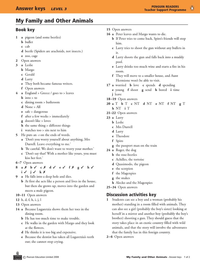 Explore Your Inner Animals Answer Key - Verified Academic Solutions
