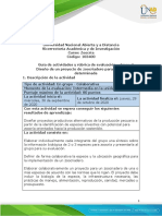 Guía de Actividades y Rúbrica de Evaluación - Unidad 2 - Tarea 3 - Diseño de Un Proyecto de Zoocriadero para Una Especie Determinada PDF