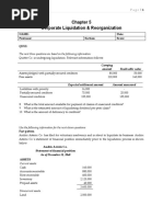 Corporate Liquidation & Reorganization: Name: Date: Professor: Section: Score: Quiz