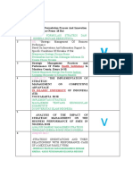 Proses Formulasi Strategi Dan Kinerja Inovasi Berikutnya